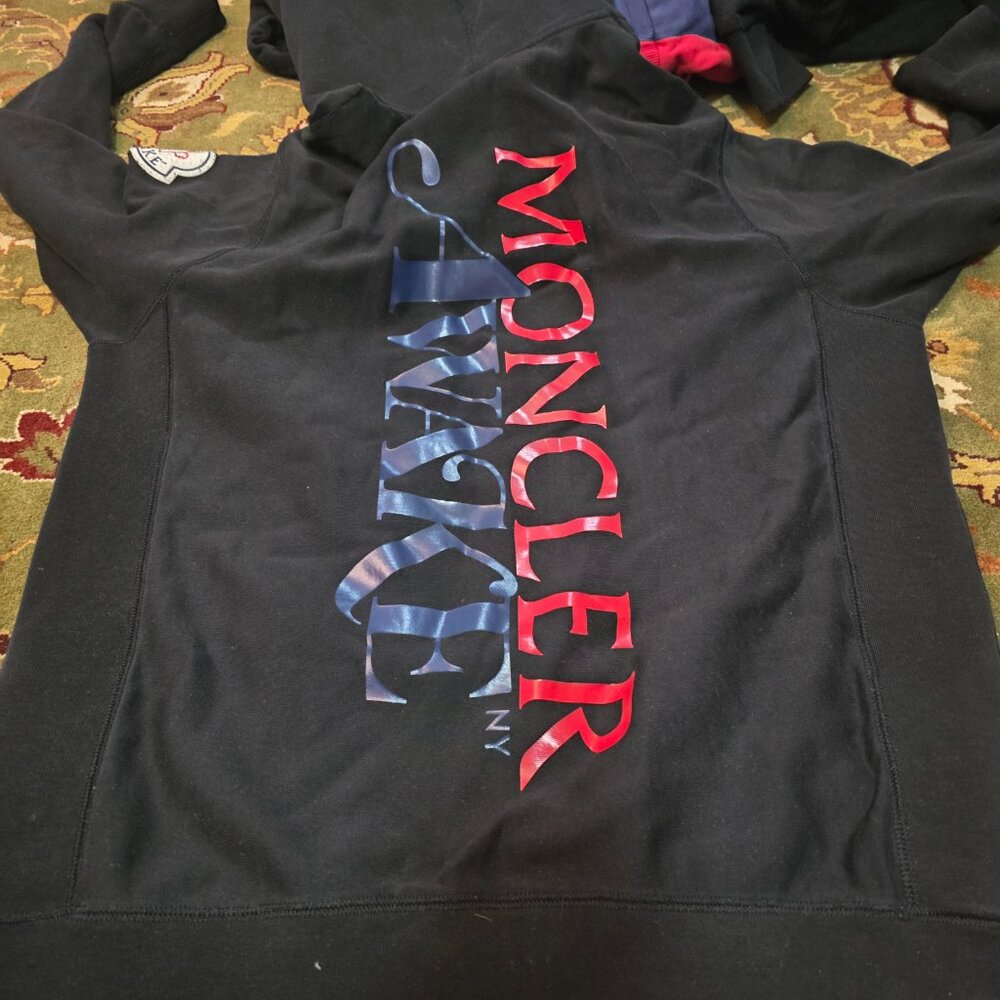 Awake x Moncler Maglia Hoodie black excellent.